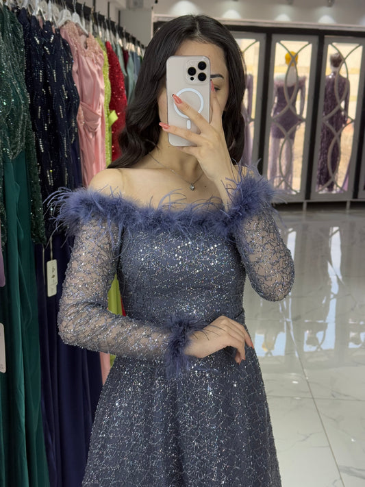 Esma Dress - Silver
