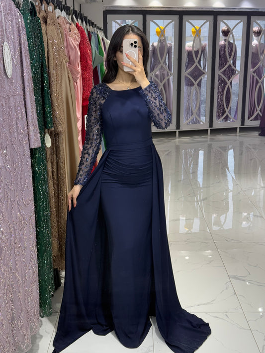 Ahenk Dress - Navy