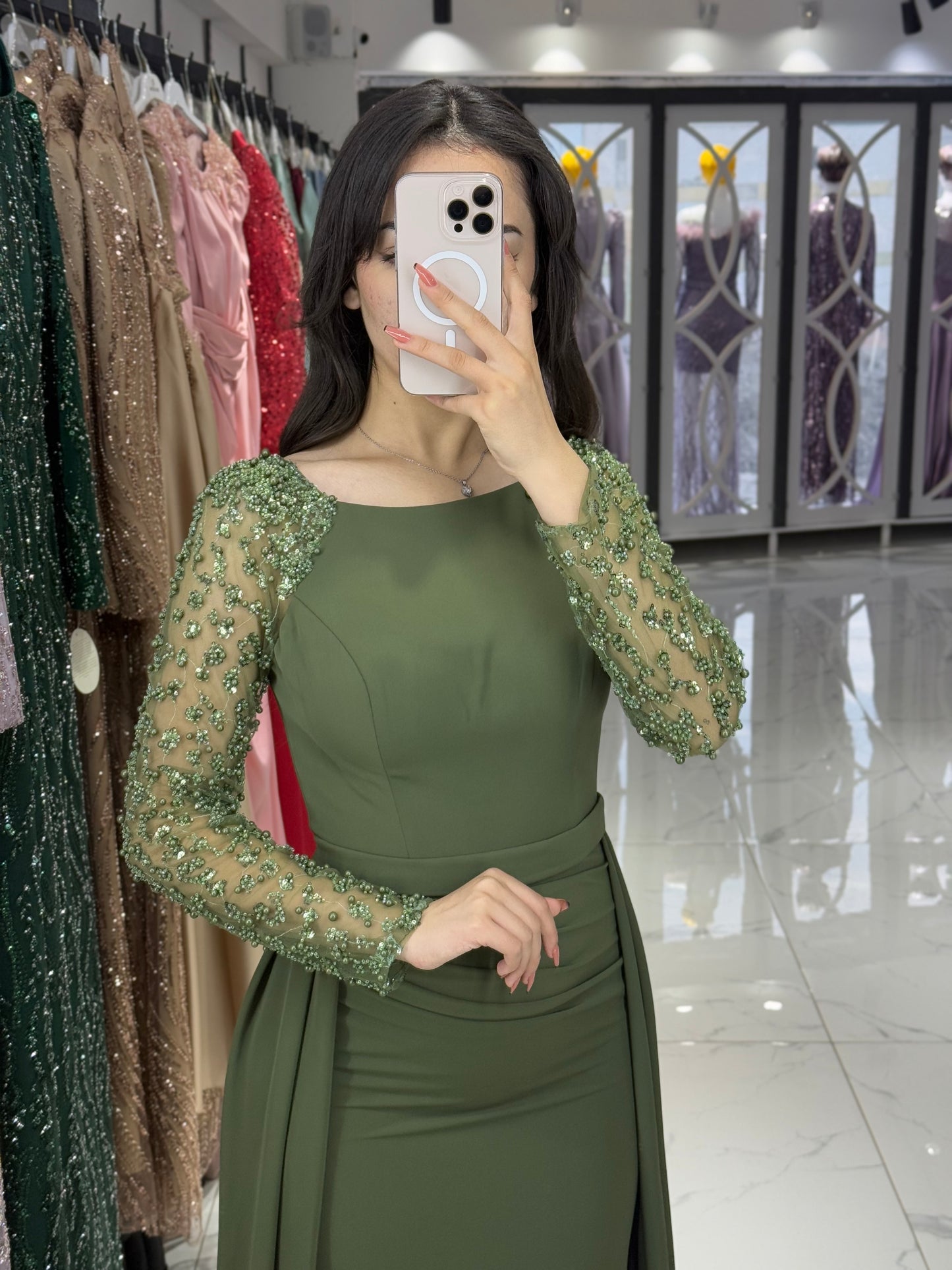Ahenk Dress - Khaki