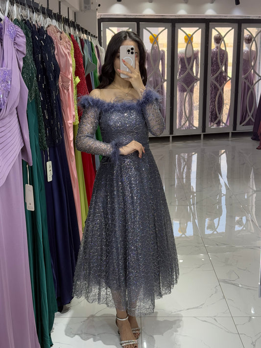 Esma Dress - Silver