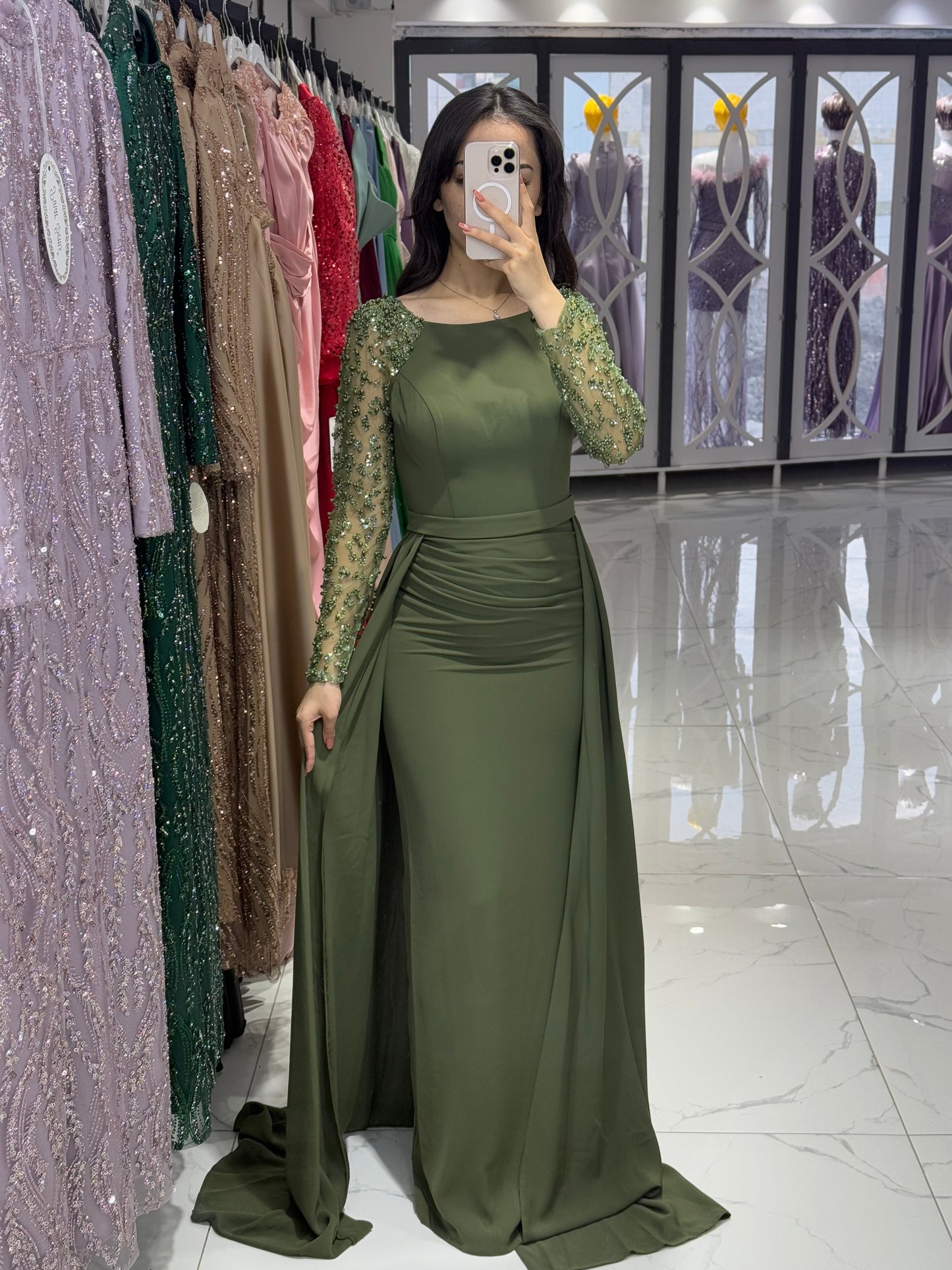 Ahenk Dress - Khaki